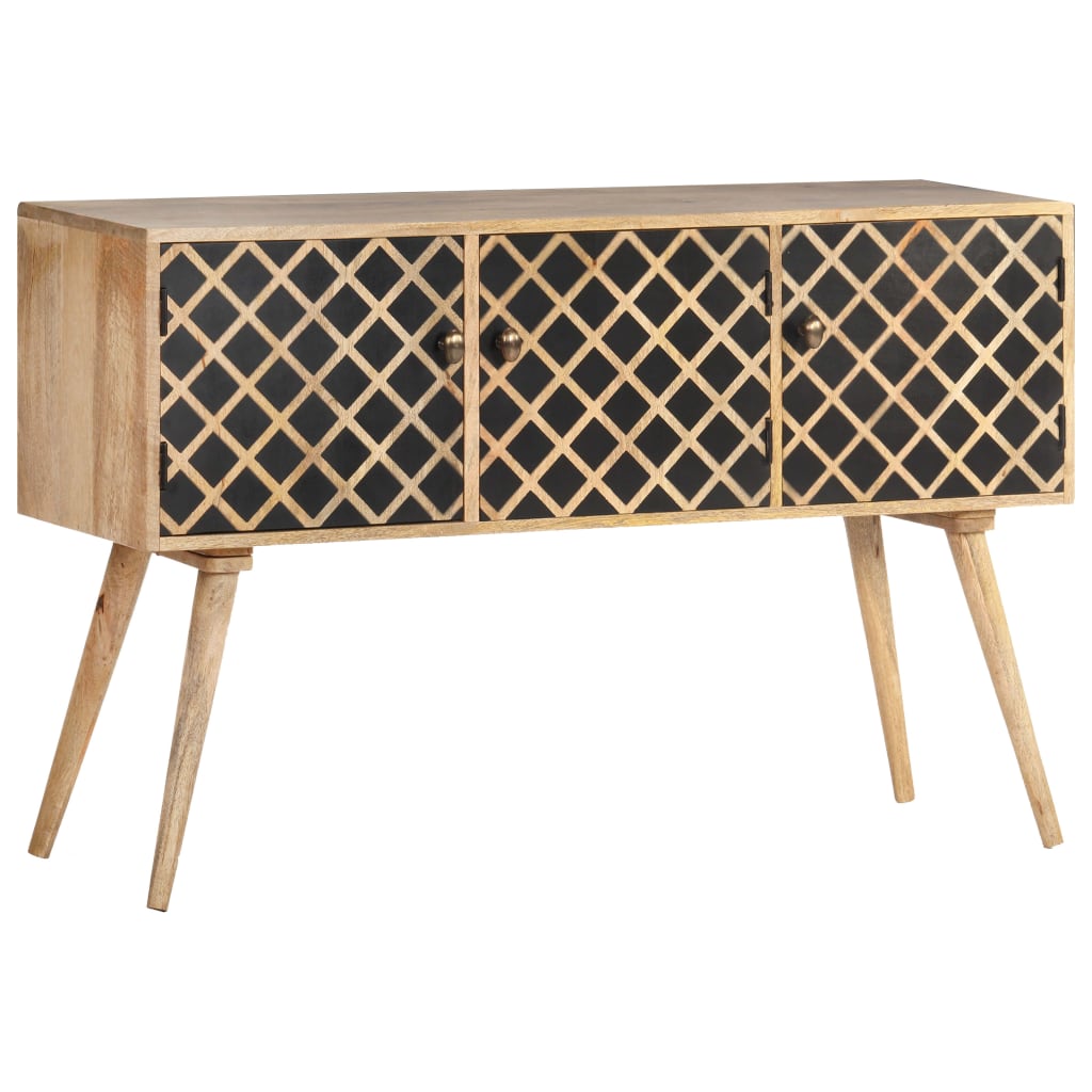 Sideboard 118x35x75 cm Massivholz Mango