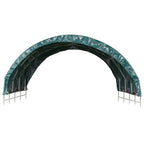 Weidezelt PVC 3,7x3,7 m Grün