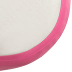 Aufblasbare Gymnastikmatte mit Pumpe 700x100x15 cm PVC Rosa