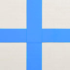 Aufblasbare Gymnastikmatte mit Pumpe 200x200x15 cm PVC Blau