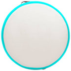 Aufblasbare Gymnastikmatte mit Pumpe 100x100x20 cm PVC Grün