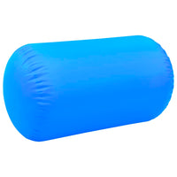 Aufblasbare Gymnastik-Rolle mit Pumpe 100x60 cm PVC Blau