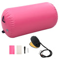 Aufblasbare Gymnastik-Rolle mit Pumpe 120x75 cm PVC Rosa
