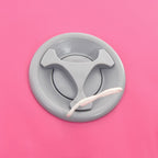 Aufblasbare Gymnastik-Rolle mit Pumpe 120x75 cm PVC Rosa