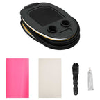 Aufblasbare Gymnastik-Rolle mit Pumpe 120x75 cm PVC Rosa