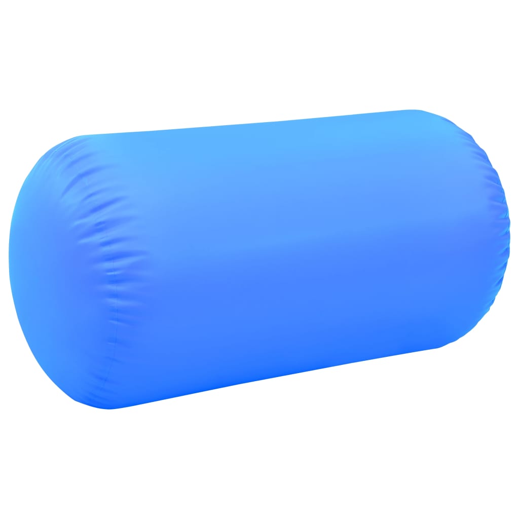 Aufblasbare Gymnastik-Rolle mit Pumpe 120x75 cm PVC Blau