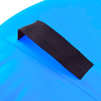 Aufblasbare Gymnastik-Rolle mit Pumpe 120x75 cm PVC Blau