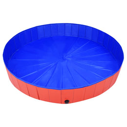 vidaXL Hundepool Faltbar Rot 200x30 cm PVC