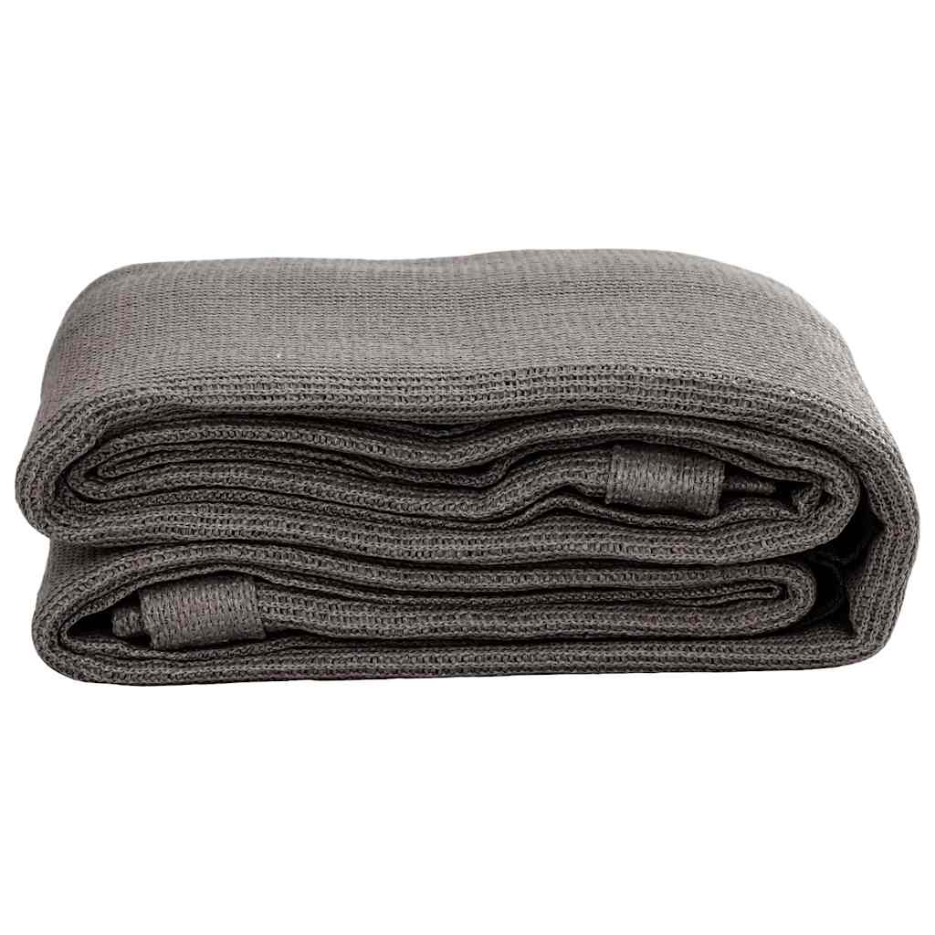 Zeltteppich 250x250 cm Anthrazit HDPE