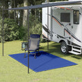 Zeltteppich 200x300 cm Blau HDPE