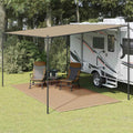 Zeltteppich 250x350 cm Taupe