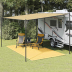 Zeltteppich 200x400 cm Beige