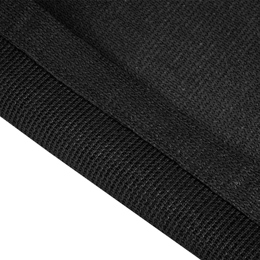 Zeltteppich 300x400 cm Schwarz