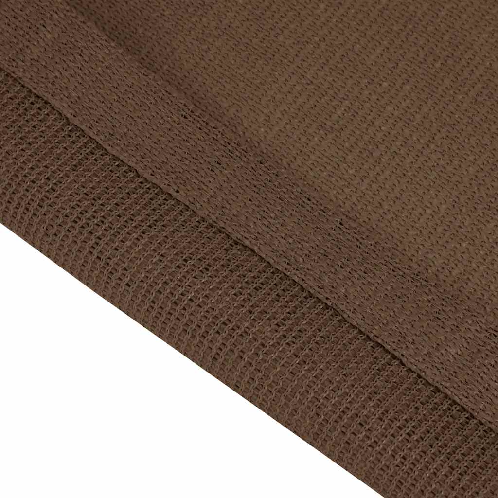 Zeltteppich 200x200 cm Braun