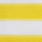 Balkon-Sichtschutz Gelb und Weiß 120x600 cm HDPE