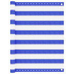 Balkon-Sichtschutz Blau und Weiß 90x300 cm HDPE
