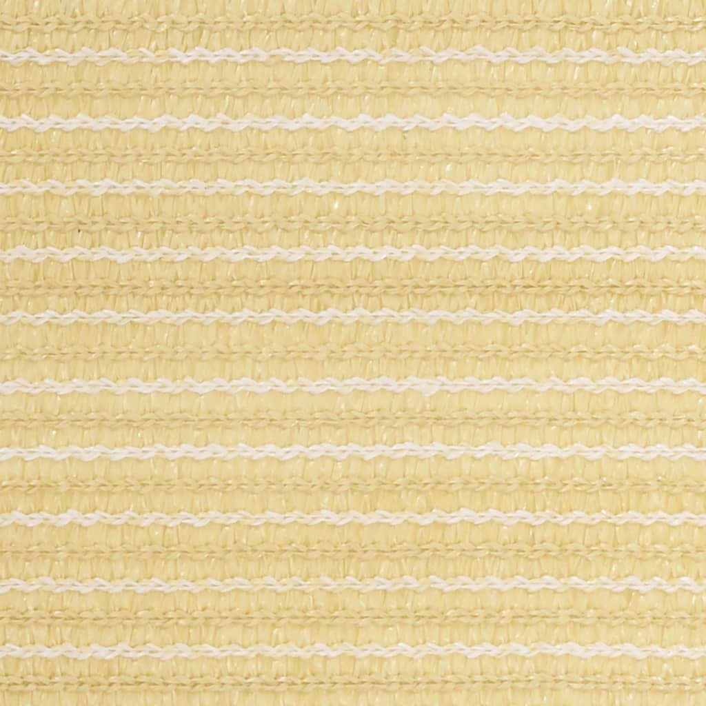 Balkon-Sichtschutz Beige 75x400 cm HDPE