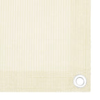 Balkon Sichtschutz Creme 75x600 cm HDPE