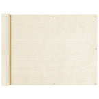 Balkon Sichtschutz Creme 90x300 cm HDPE