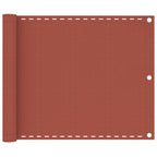 Balkon-Sichtschutz Terracotta-Rot 75x300 cm HDPE