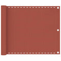 Balkon-Sichtschutz Terracotta-Rot 75x500 cm HDPE
