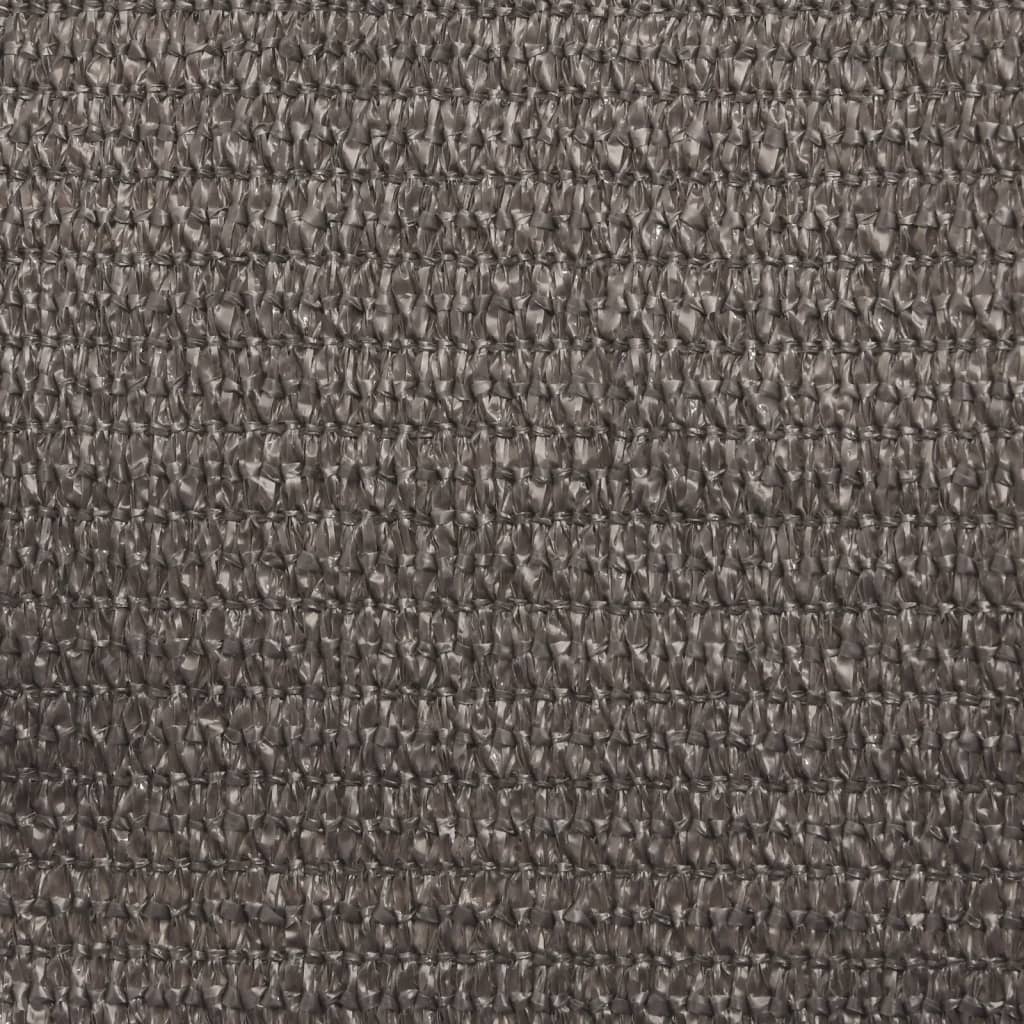 Sonnensegel 160 g/m² Anthrazit 3,5x5 m HDPE