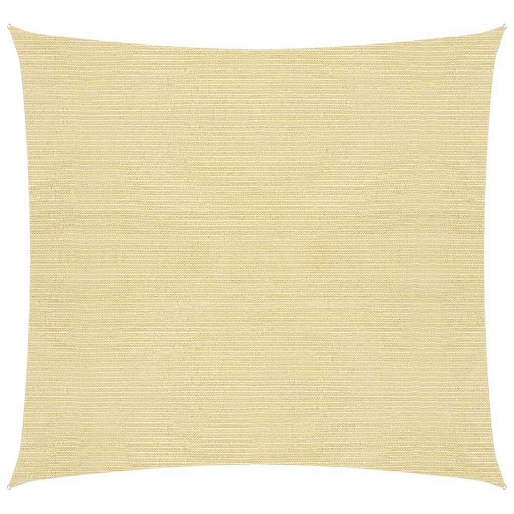 Sonnensegel 160 g/m² Beige 2,5x2,5 m HDPE