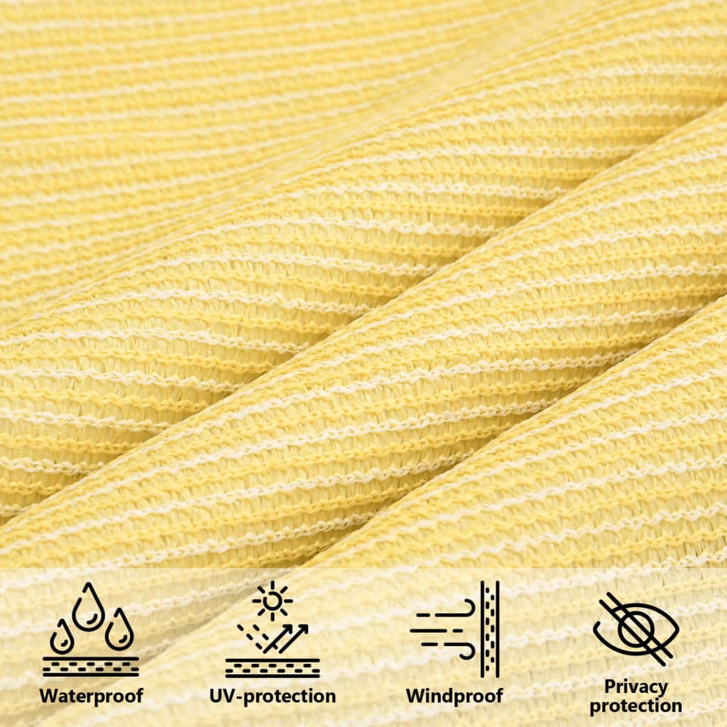 Sonnensegel 160 g/m² Beige 2x3 m HDPE
