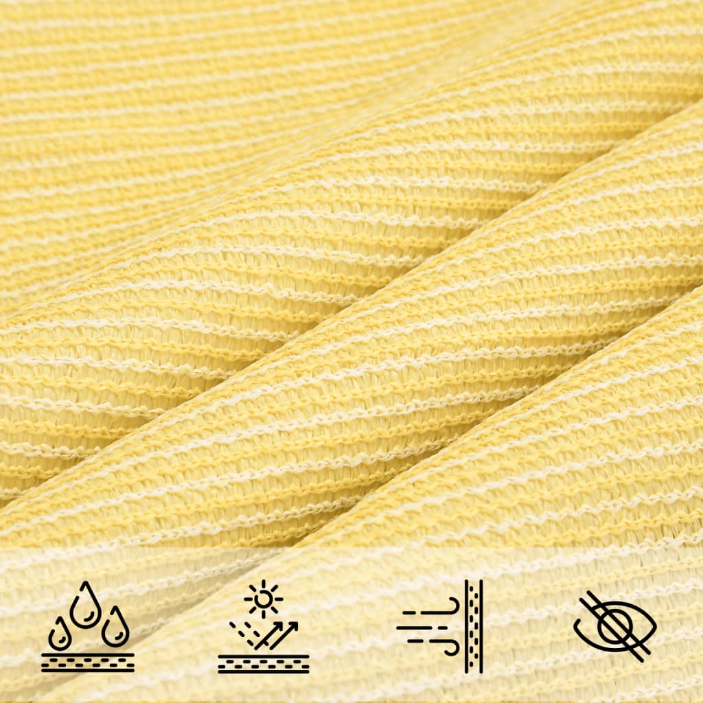 Sonnensegel 160 g/m² Beige 2x5 m HDPE