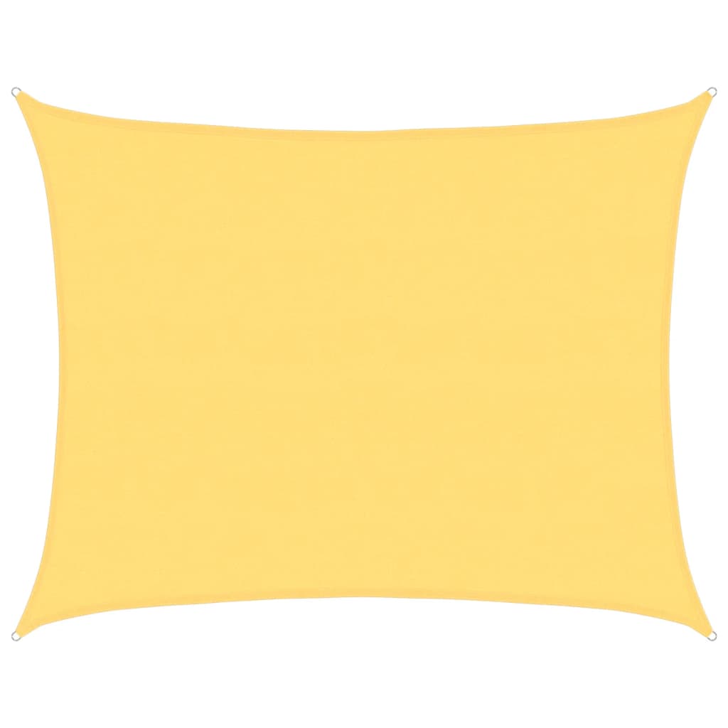 Sonnensegel 160 g/m² Beige 6x8 m HDPE