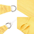 Sonnensegel 160 g/m² Beige 3x3x4,2 m HDPE
