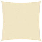 Sonnensegel 160 g/m² Creme 2,5x2,5 m HDPE