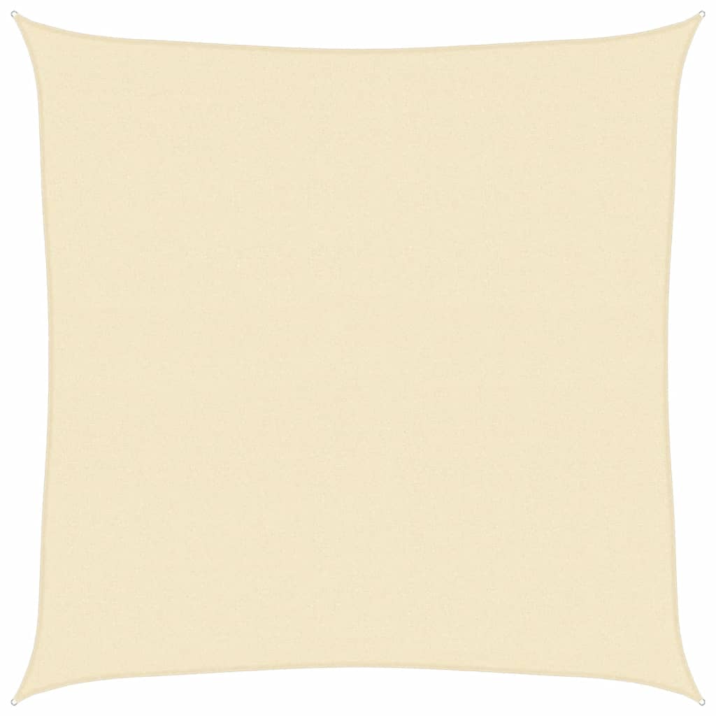 Sonnensegel 160 g/m² Creme 7x7 m HDPE