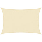 Sonnensegel 160 g/m² Creme 3x5 m HDPE
