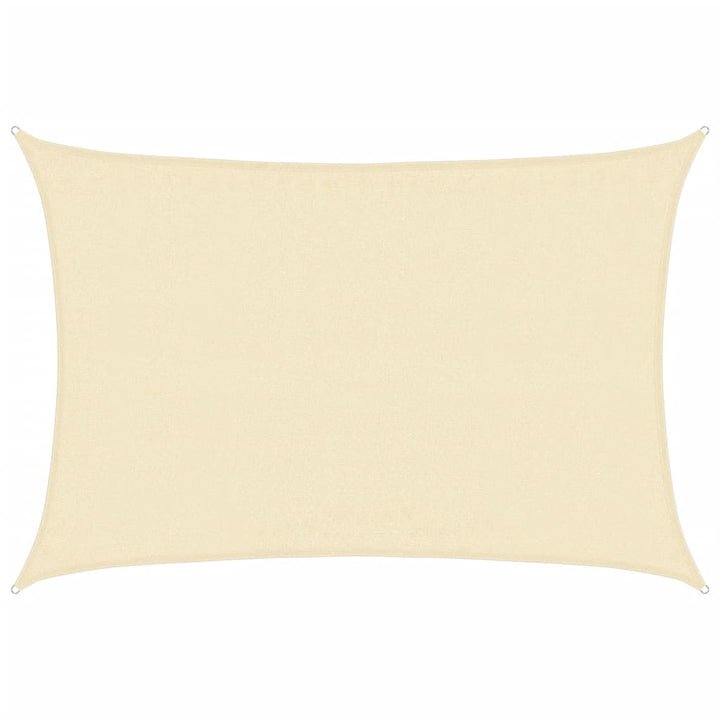 Sonnensegel 160 g/m² Creme 3,5x5 m HDPE