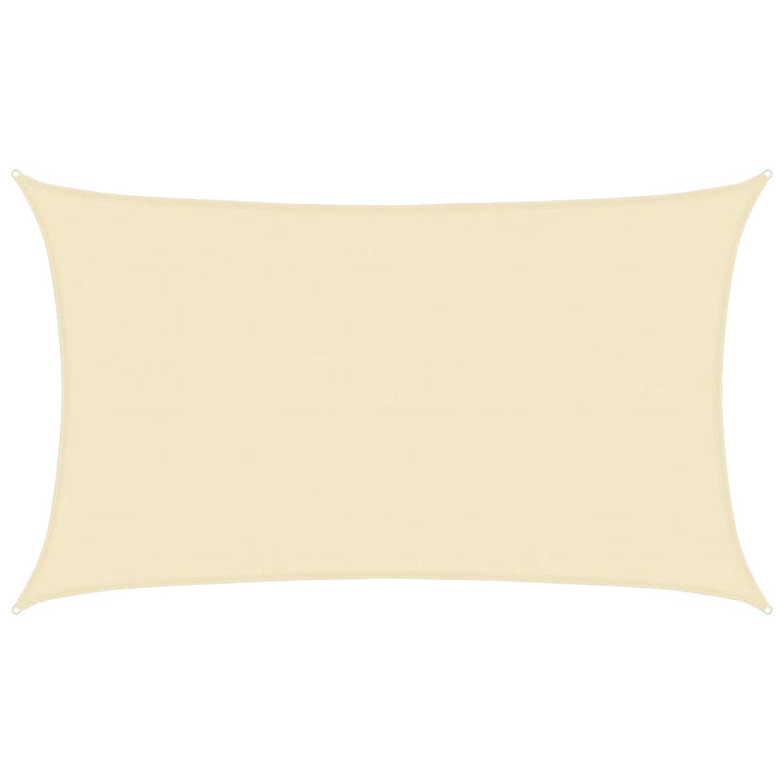 Sonnensegel 160 g/m² Creme 5x8 m HDPE