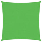 Sonnensegel 160 g/m² Hellgrün 3x3 m HDPE