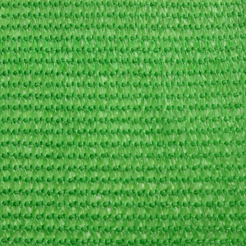 Sonnensegel 160 g/m² Hellgrün 3x3 m HDPE