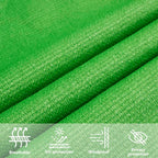 Sonnensegel 160 g/m² Hellgrün 3,6x3,6 m HDPE