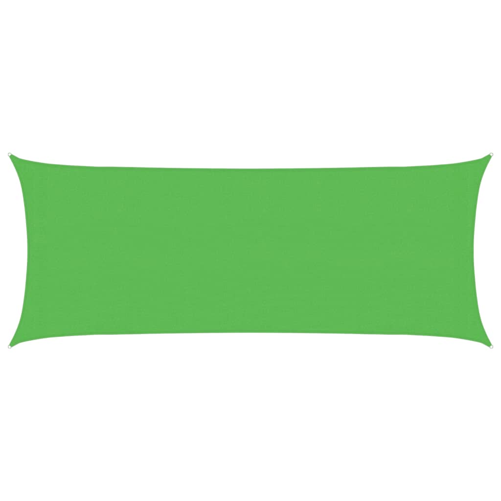 Sonnensegel 160 g/m² Hellgrün 2x4,5 m HDPE