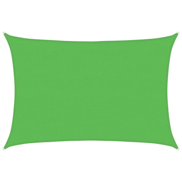 Sonnensegel 160 g/m² Hellgrün 4x6 m HDPE