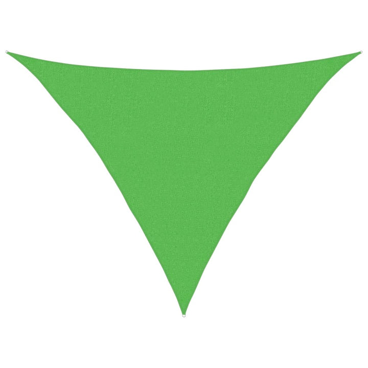 Sonnensegel 160 g/m² Hellgrün 2,5x2,5x3,5 m HDPE