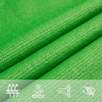 Sonnensegel 160 g/m² Hellgrün 4,5x4,5x4,5 m HDPE
