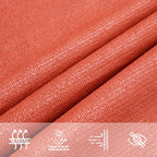 Sonnensegel 160 g/m² Terrakottarot 3x6 m HDPE