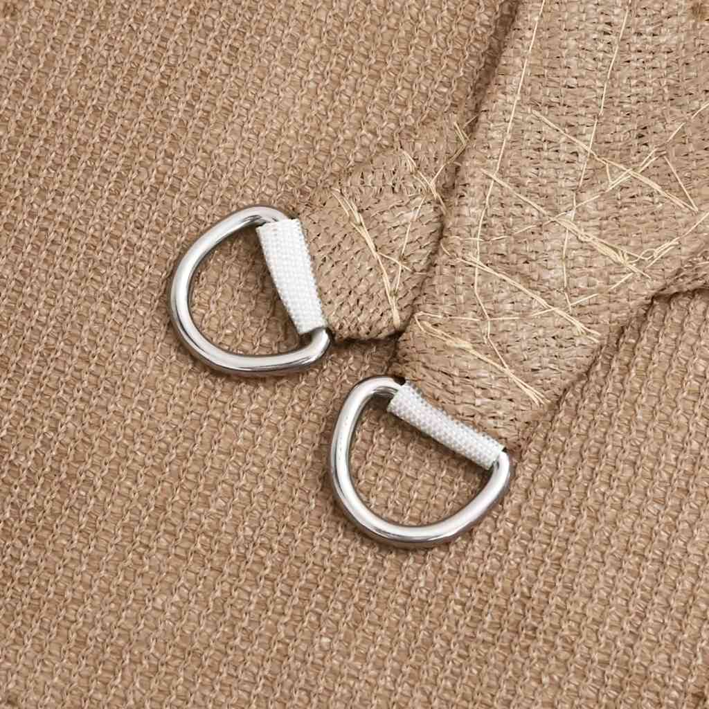Sonnensegel 160 g/m² Taupe 4,5x4,5 m HDPE