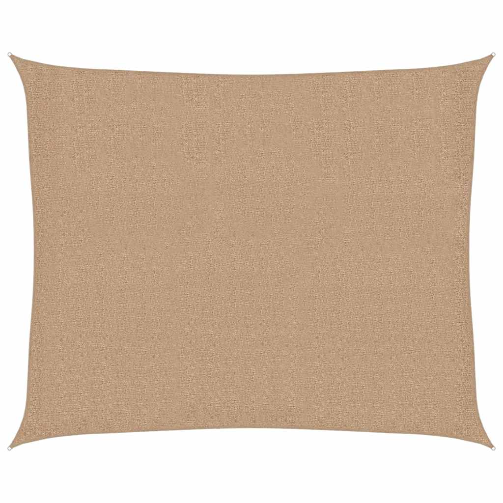 Sonnensegel 160 g/m² Taupe 2,5x3 m HDPE