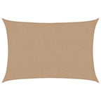 Sonnensegel 160 g/m² Taupe 2,5x3,5 m HDPE