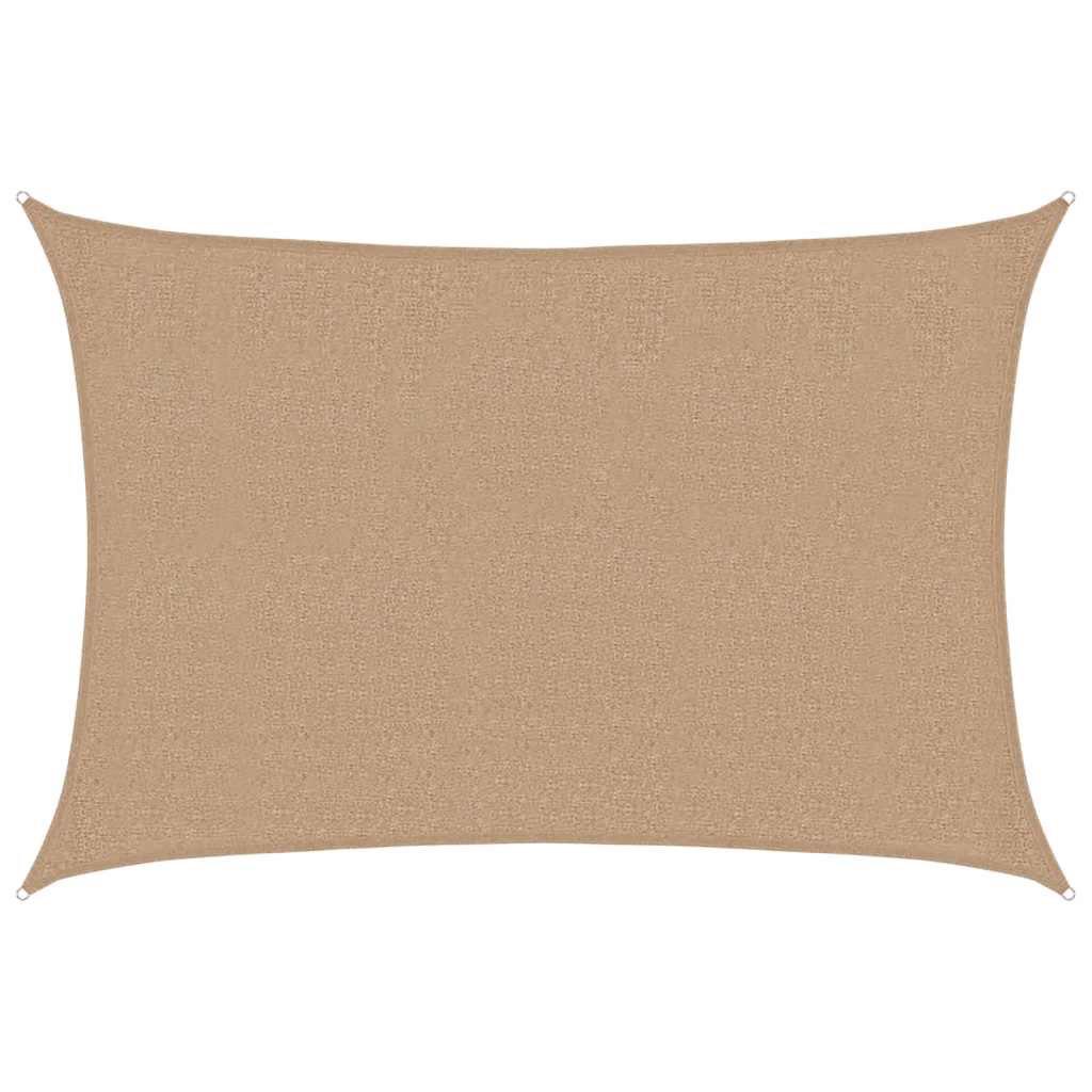 Sonnensegel 160 g/m² Taupe 2,5x4 m HDPE