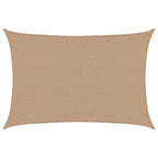 Sonnensegel 160 g/m² Taupe 3,5x4,5 m HDPE