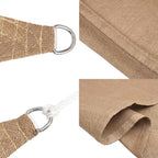 Sonnensegel 160 g/m² Taupe 3,5x4,5 m HDPE